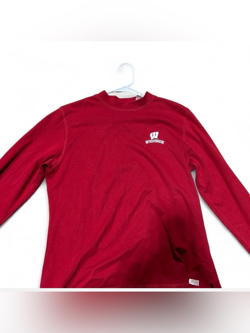 Antigua Wisconsin Red Long Sleeve Tee